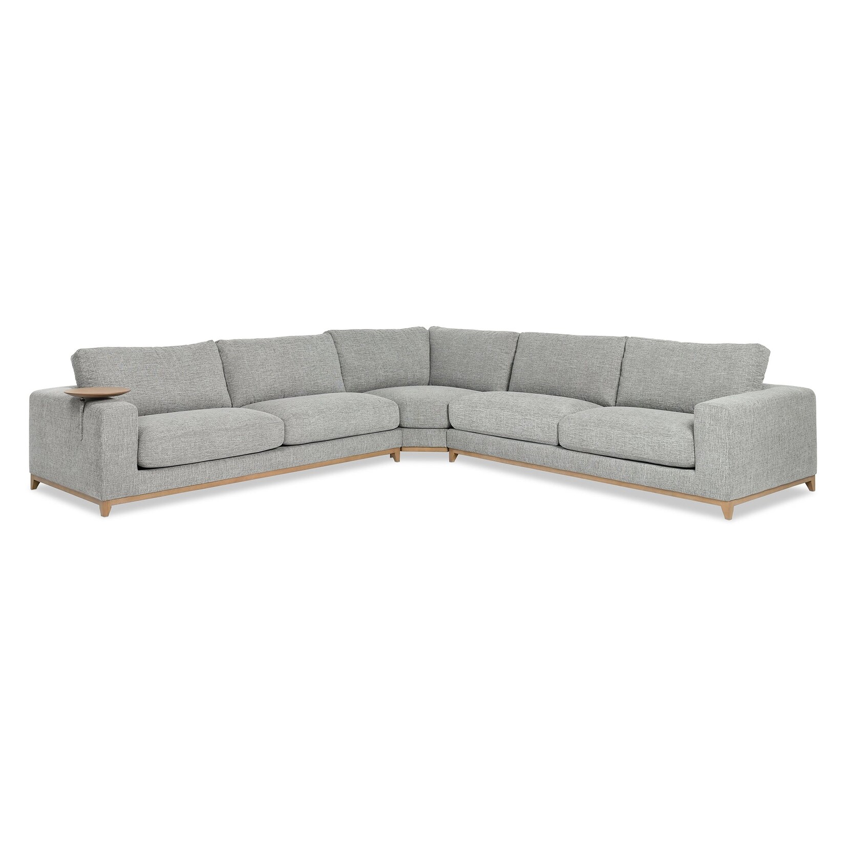 Classic Home Donovan 3pc Sectional Gray