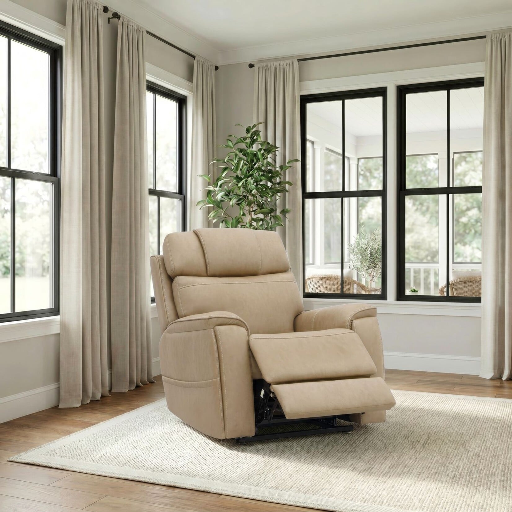 Liberty Furniture Revive	Power Lift Recliner Sand