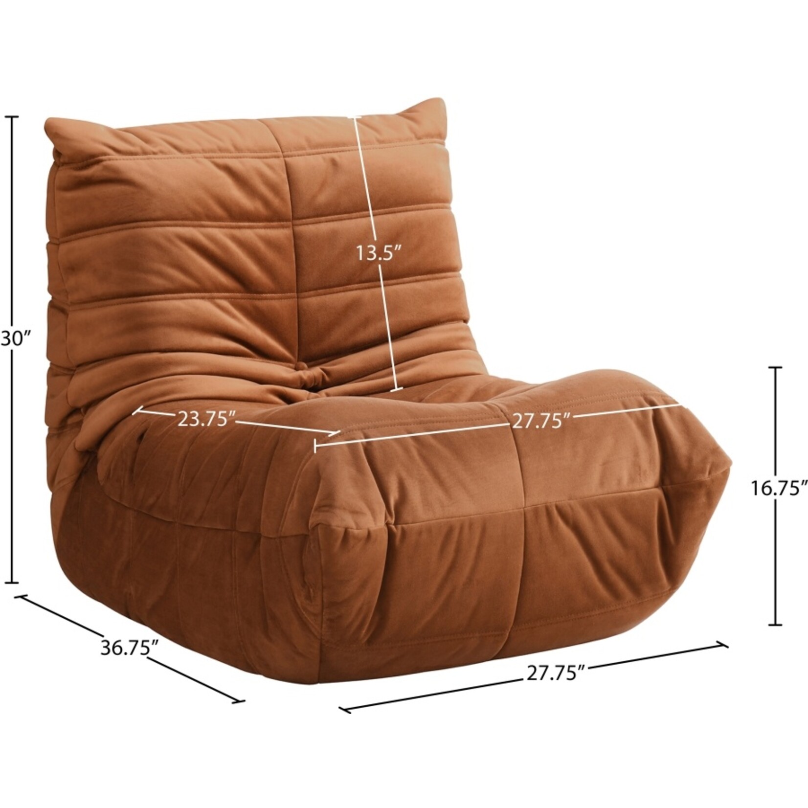 Relax Velvet Upholstered Chair