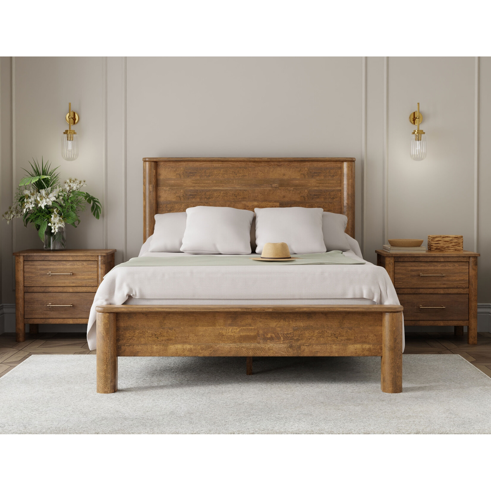 IFD Olimpia King Platform Bed (L2H)