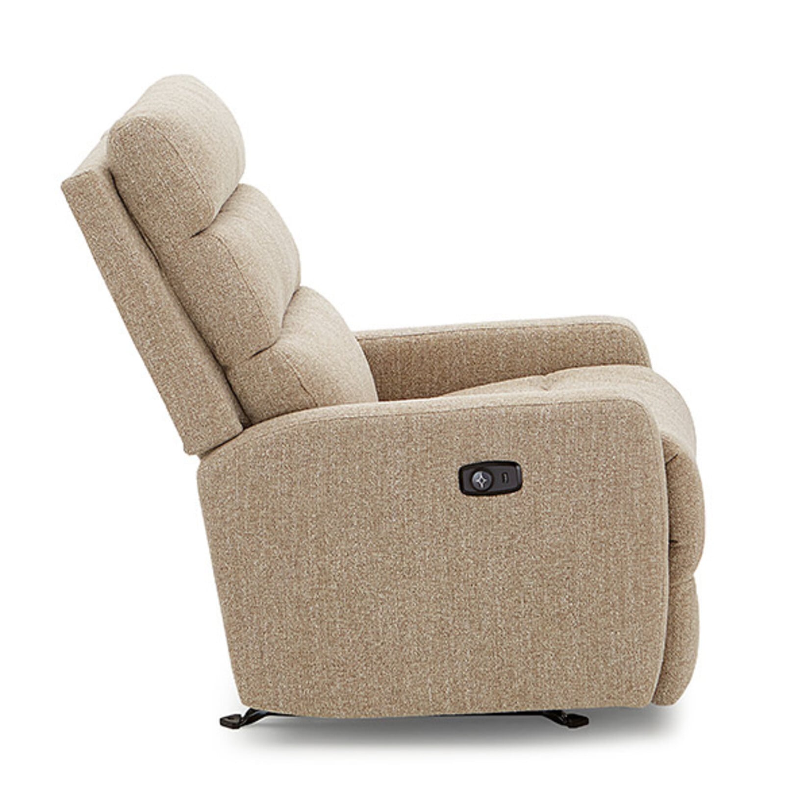 Best Chair Kristisha Power Swivel Glider Recliner w/Heat Buff