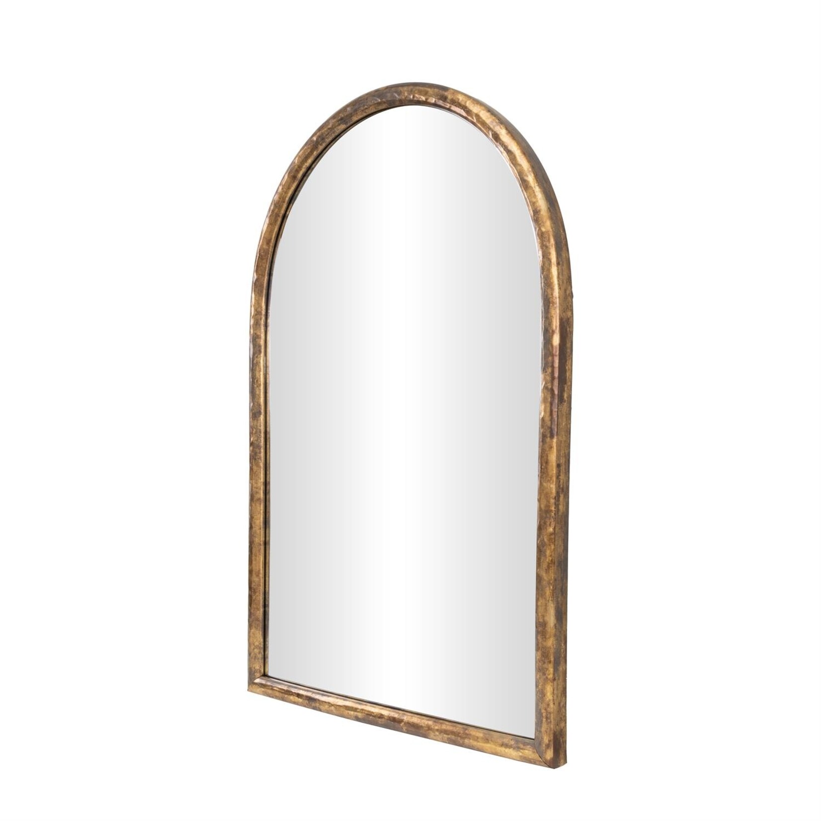 Deco Marche Gold Resin Wall Mirror Weathered Frame