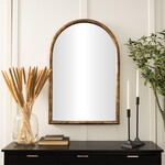 Deco Marche Gold Resin Wall Mirror Weathered Frame
