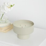 Deco Marche White Sage Matte 50 oz 3 Wick Candle with White Wax