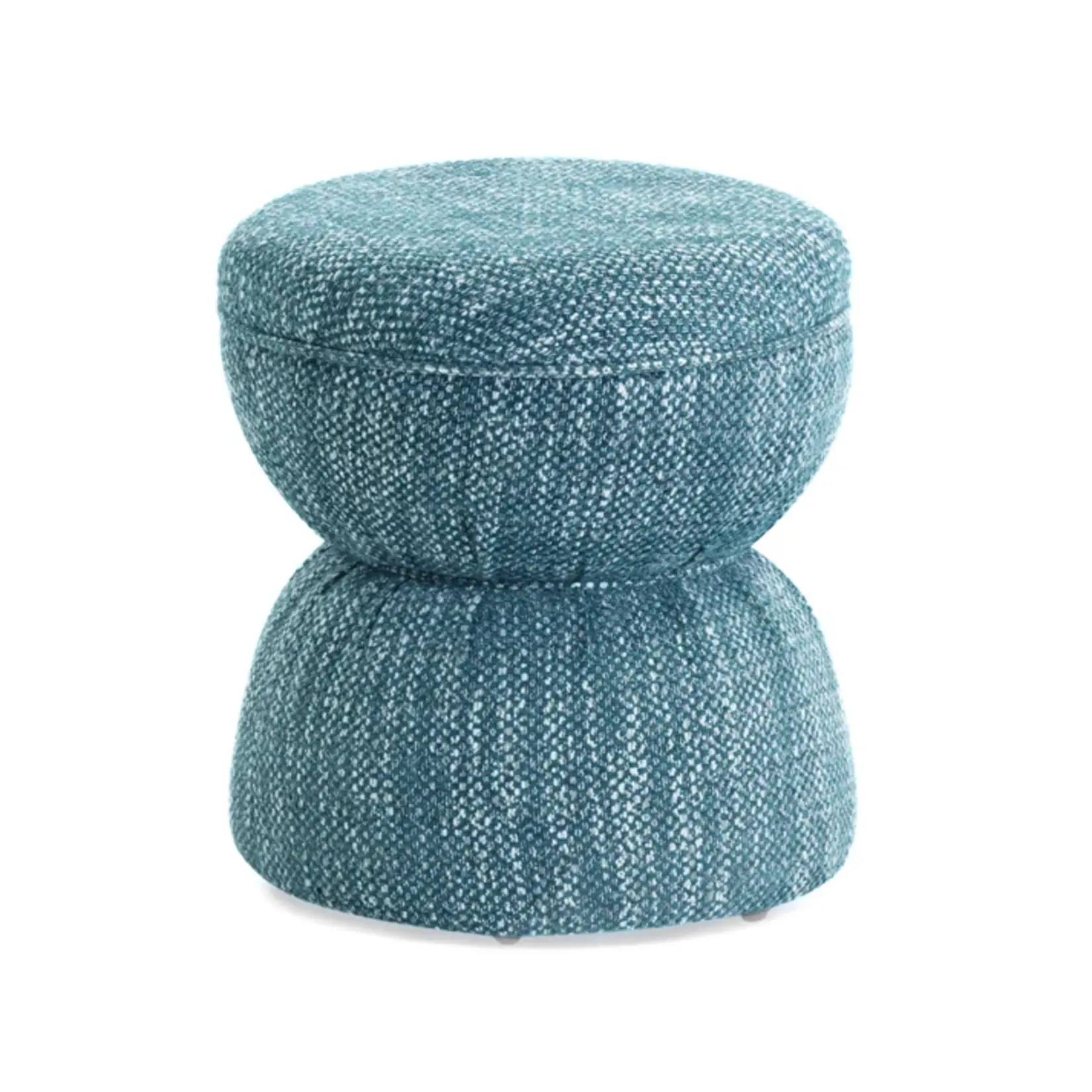 TOV Tomlin Teal Game Table and Ottoman Set