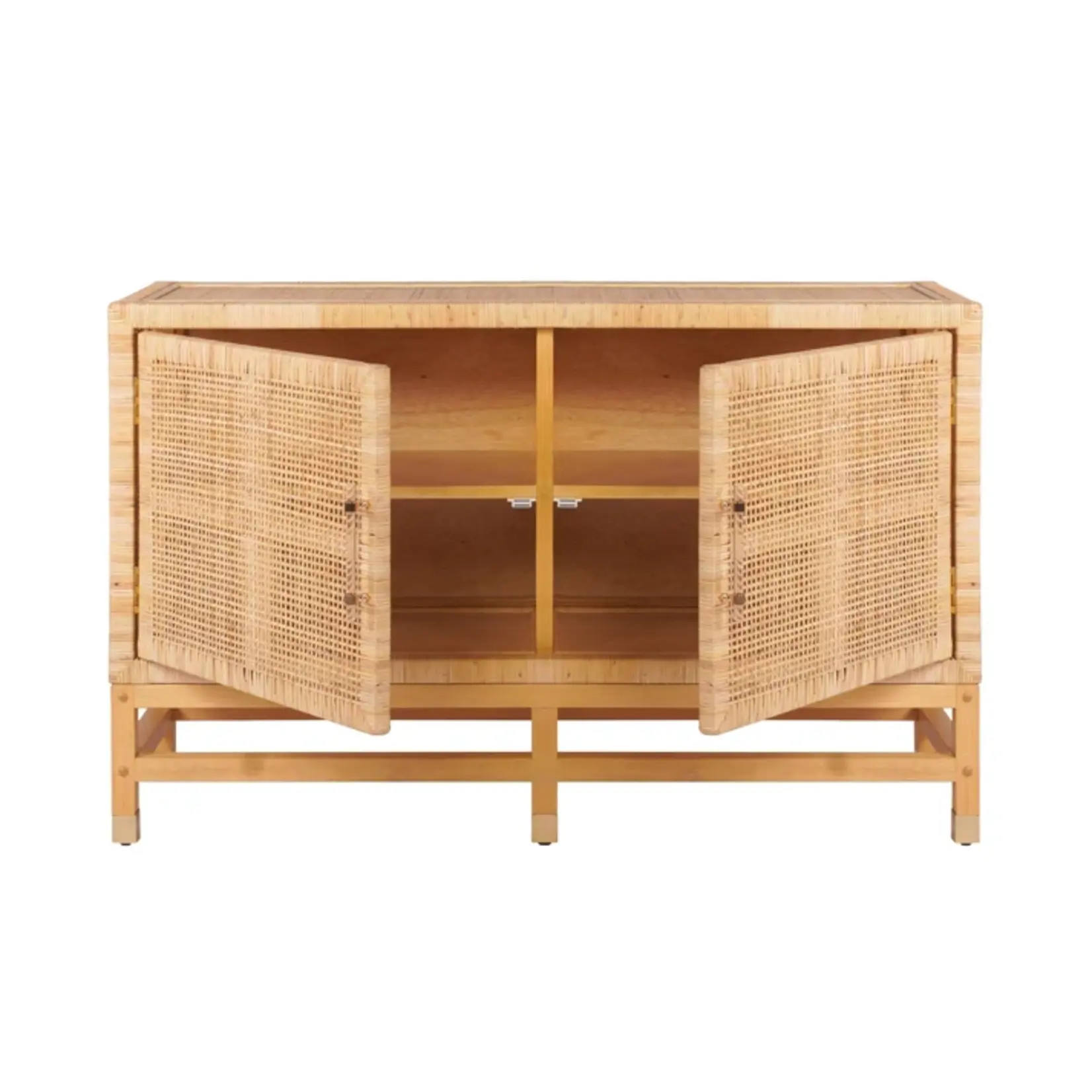TOV Amara Natural Woven Rattan Buffet