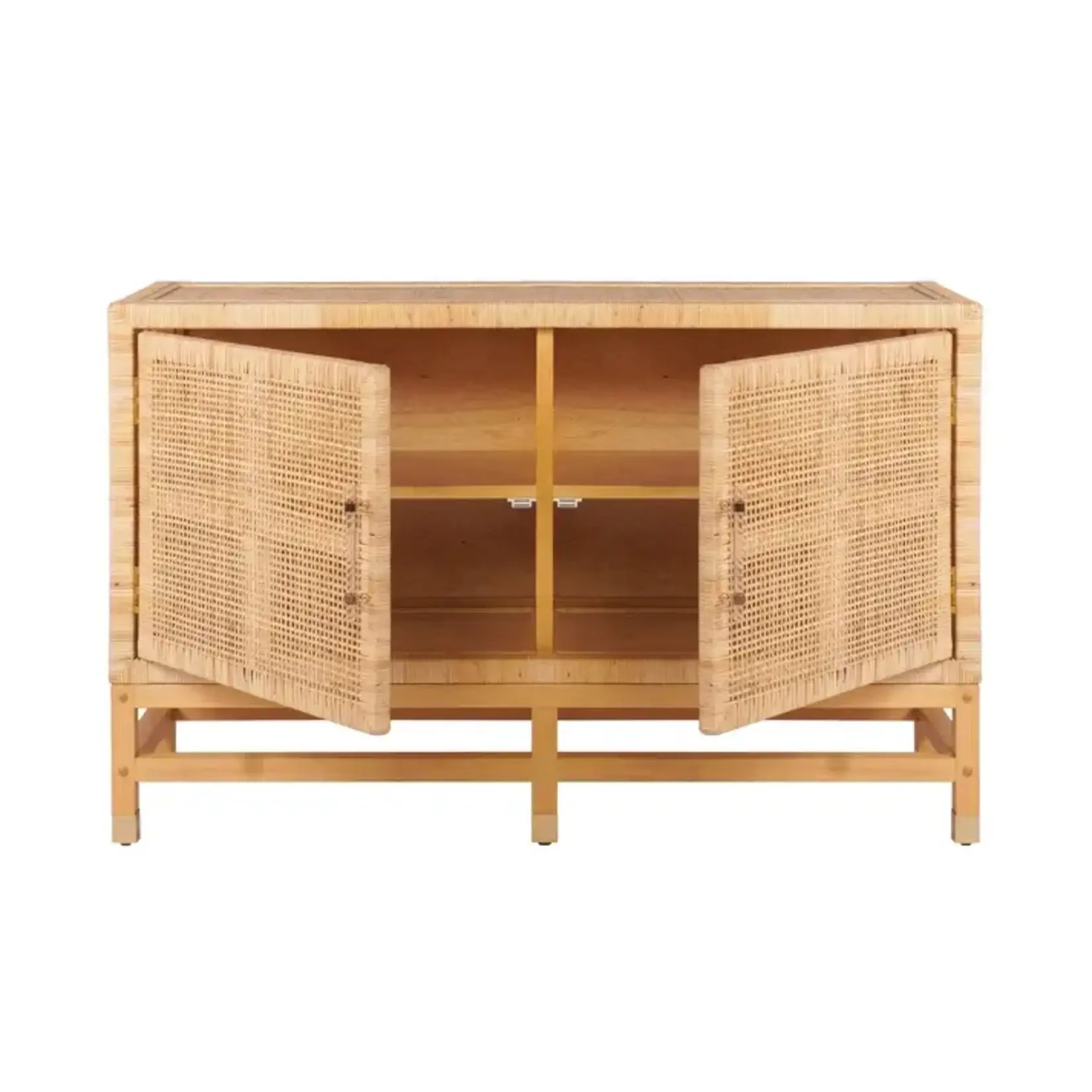 TOV Amara Natural Woven Rattan Buffet