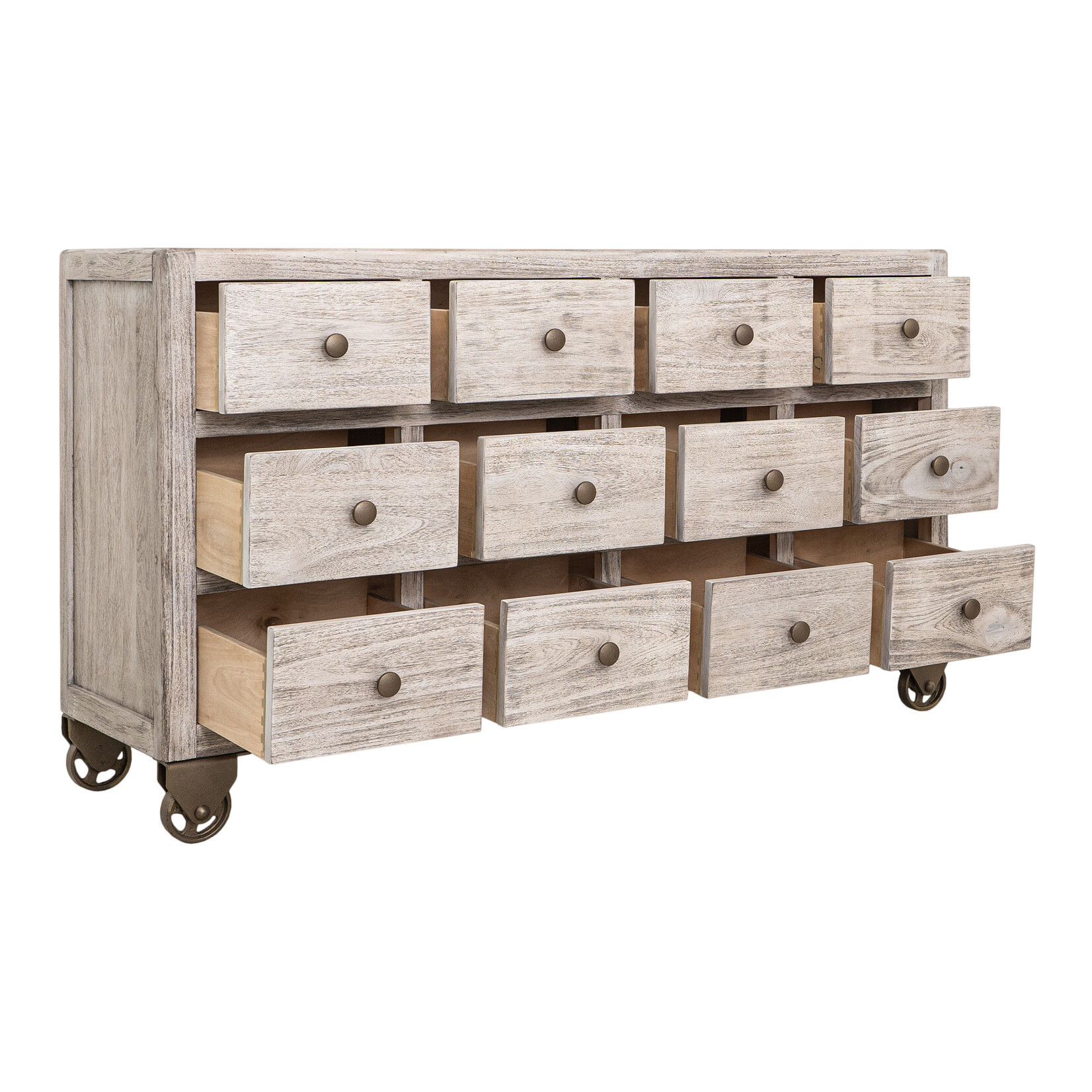 IFD Oslo 12 Drawer Console