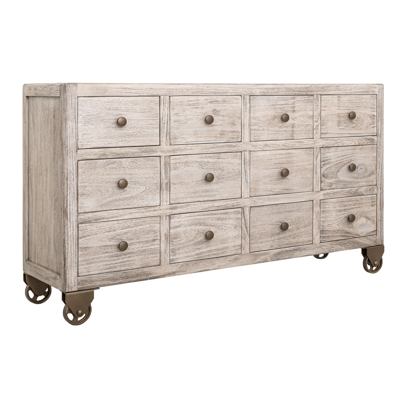 IFD Oslo 12 Drawer Console