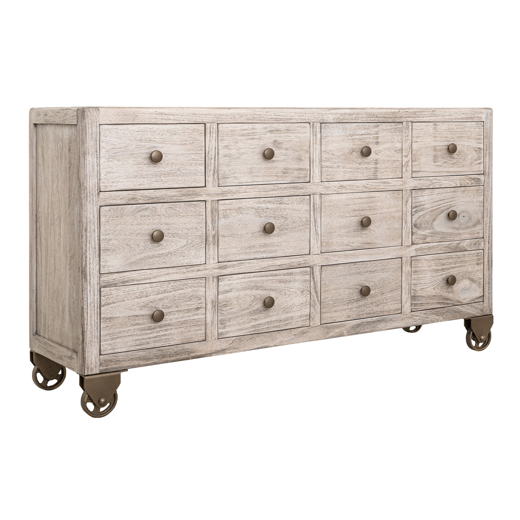 IFD Oslo 12 Drawer Console