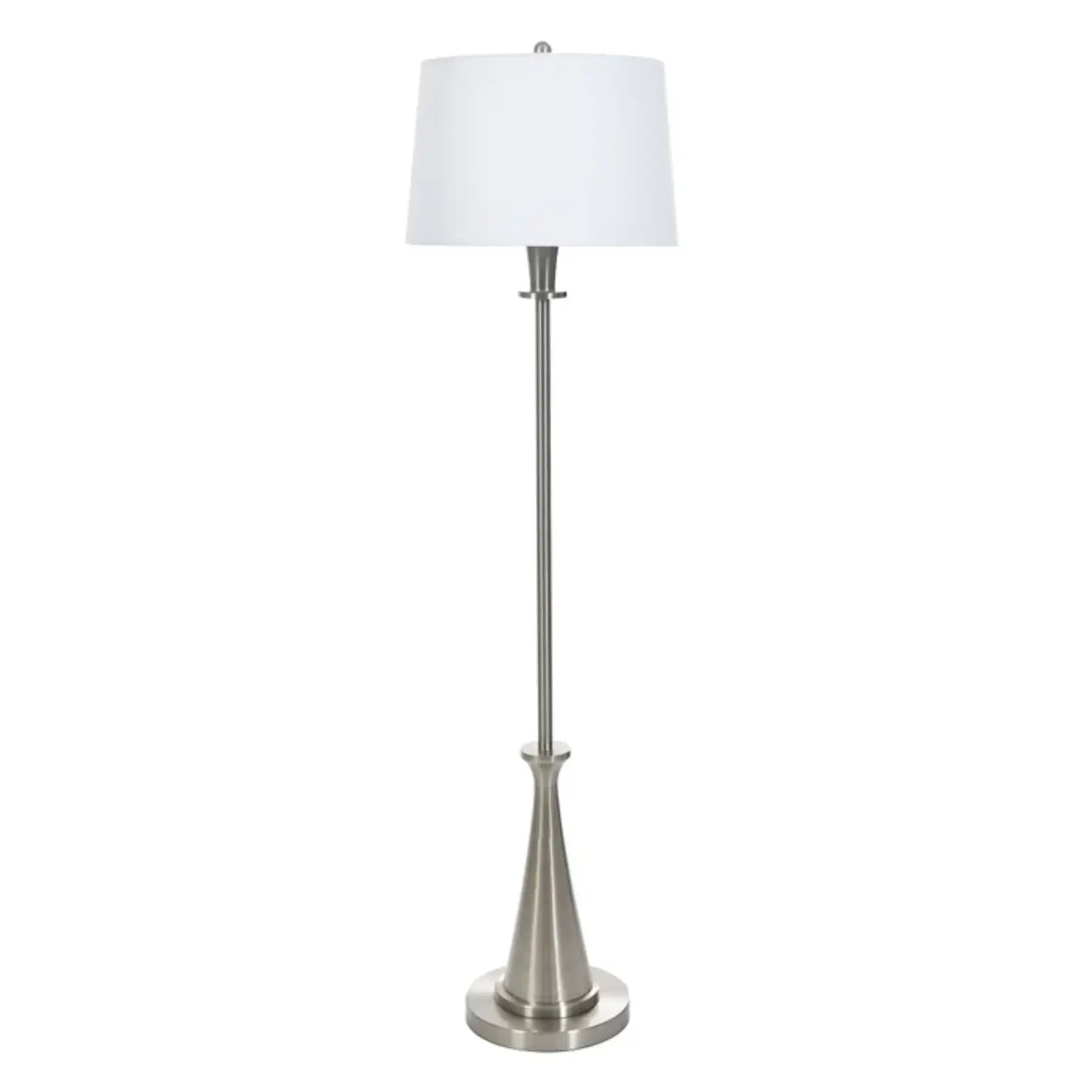 Stylecraft BRUSHED STEEL | Steel Floor Lamp (L5UM)