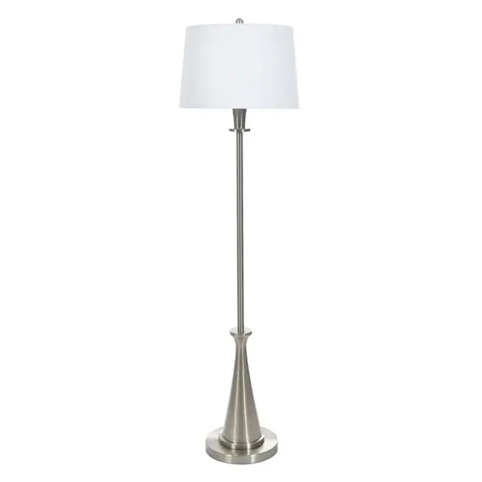 Stylecraft BRUSHED STEEL | Steel Floor Lamp (L5UM)