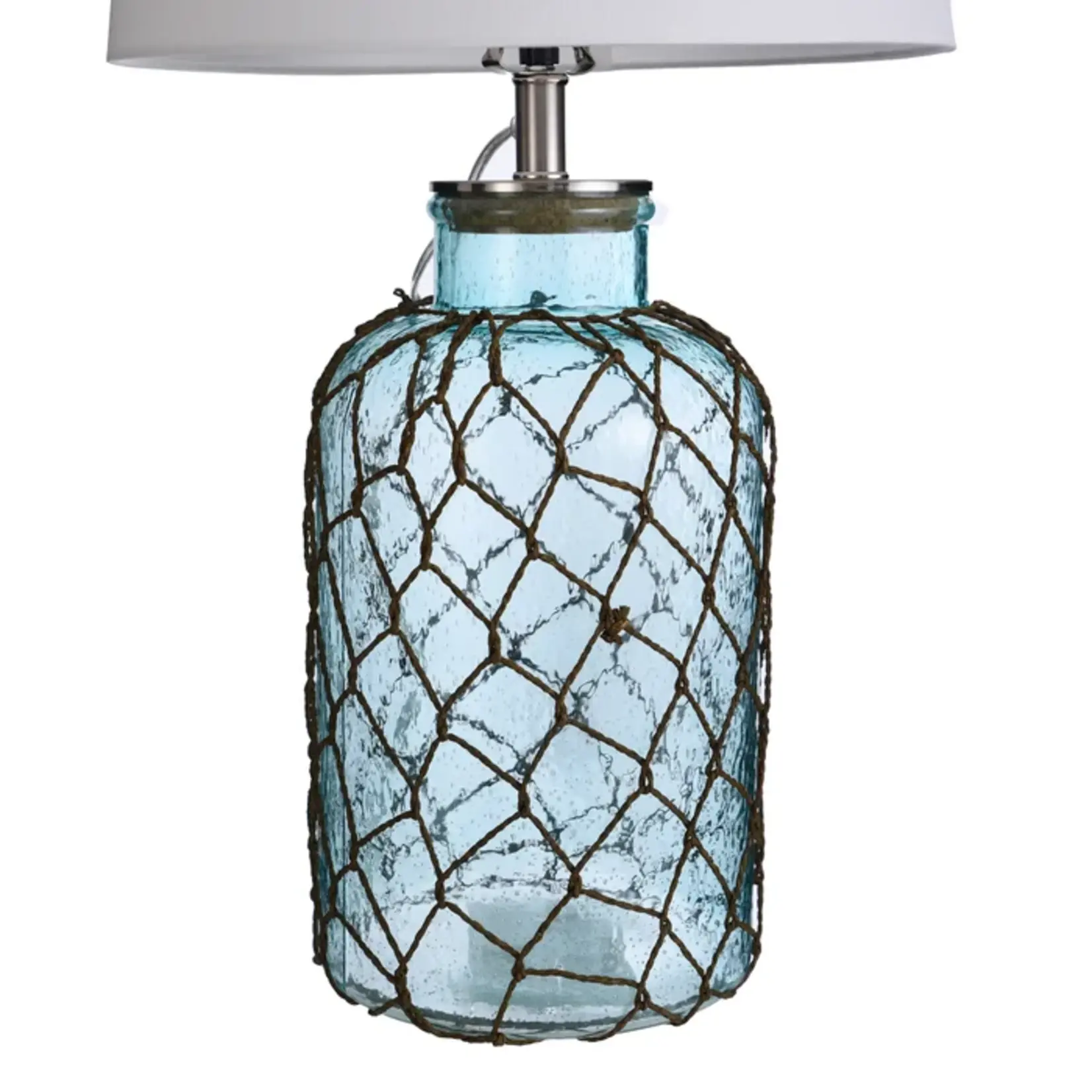 Stylecraft Montego bay seeded glass netting Table Lamp