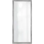 Stylecraft Silver Beveled Framed Floor Mirror
