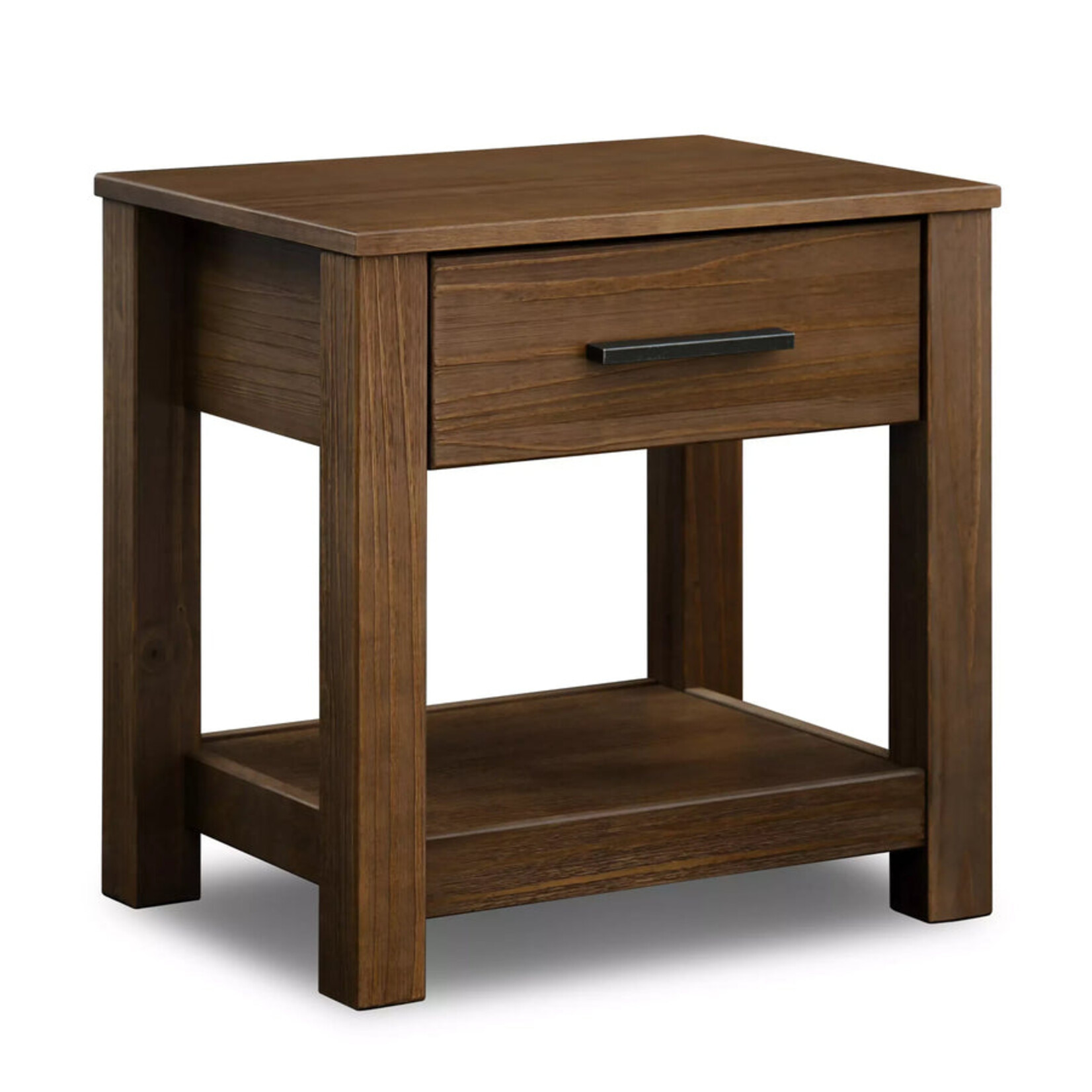 GrainWood Loft Nightstand - Brushed Mocha