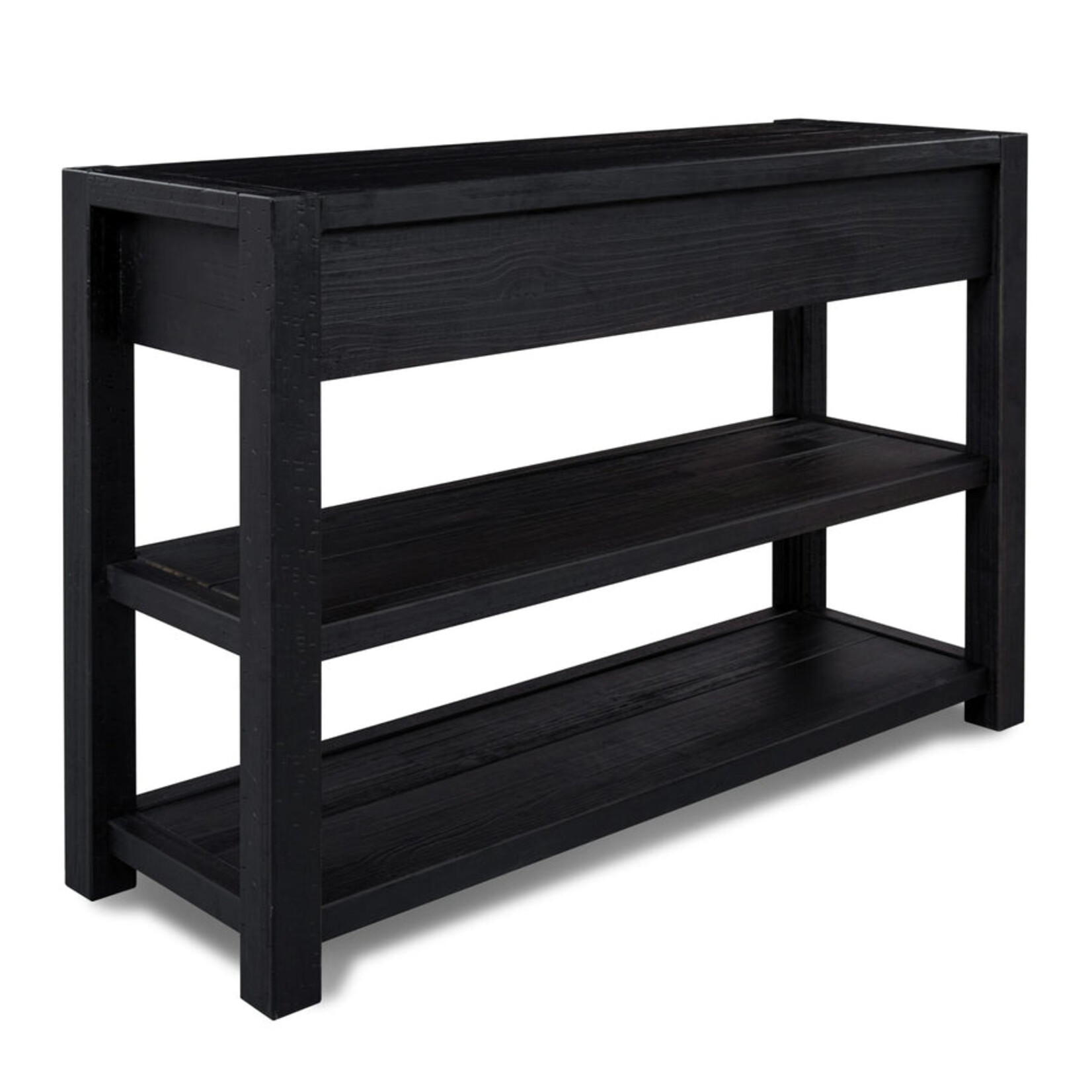 GrainWood Montauk Console Table - Farmhouse Black