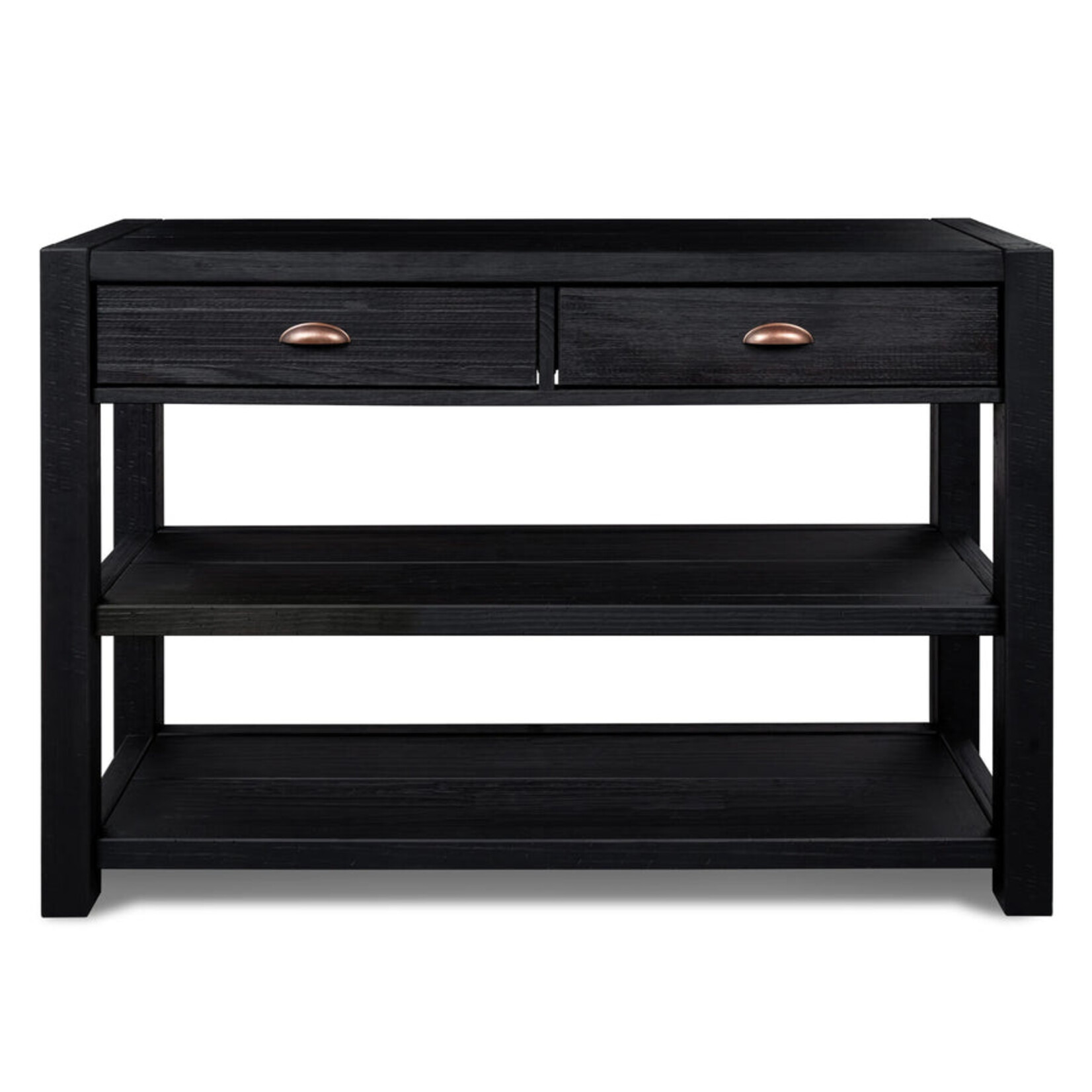 GrainWood Montauk Console Table - Farmhouse Black