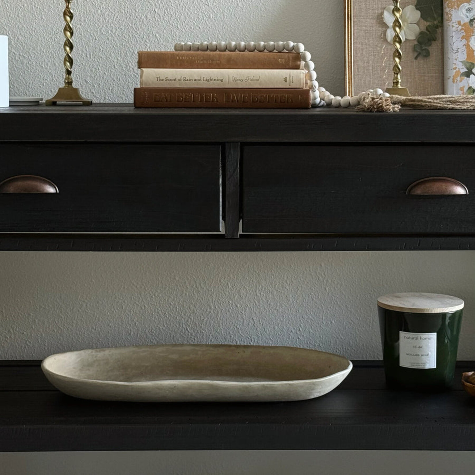 GrainWood Montauk Console Table - Farmhouse Black