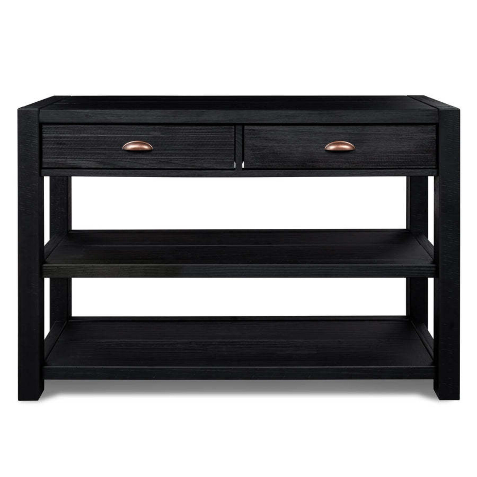 GrainWood Montauk Console Table - Farmhouse Black