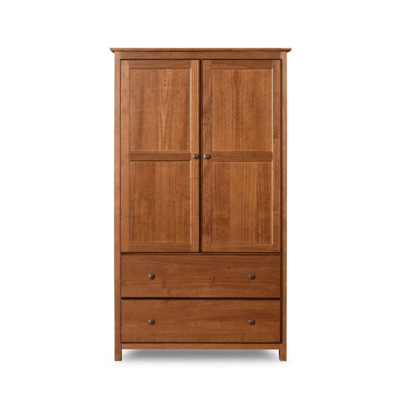 GrainWood Shaker 2 Door Wardrobe - Walnut