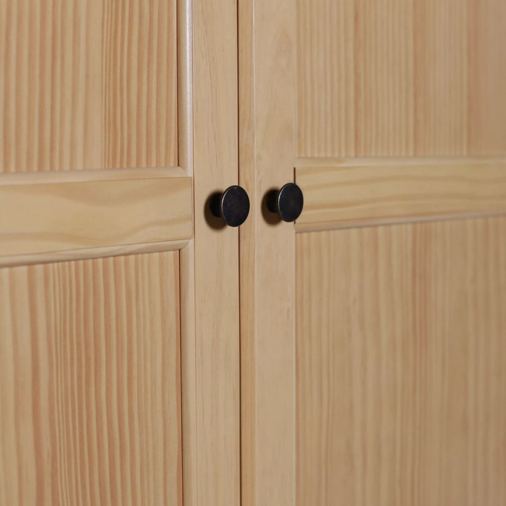 GrainWood Shaker 2 Door Wardrobe - Natural