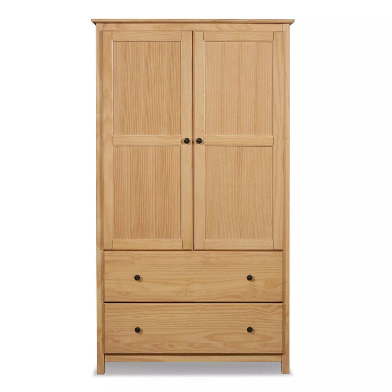 GrainWood Shaker 2 Door Wardrobe - Natural