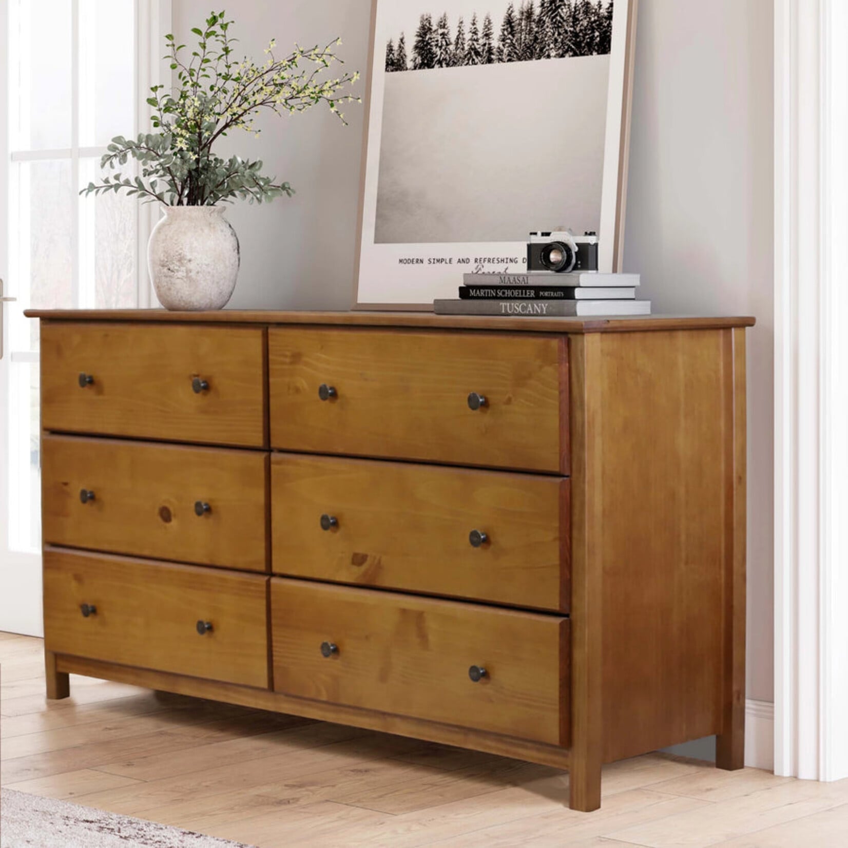 GrainWood Shaker Dresser - Walnut