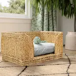 TOV Milou Rattan Small Pet Bed