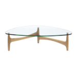 EuroStyle Ledell 51inch Coffee Table Natural