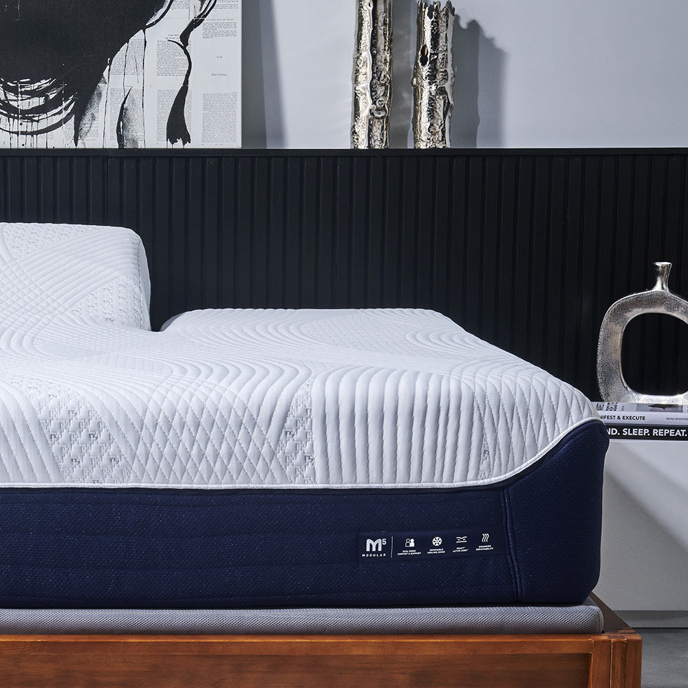 BEDGEAR M5 mattress on a bed