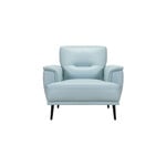 Chair F34496KD-1P GLM3023 Robin's Egg Blue Leather