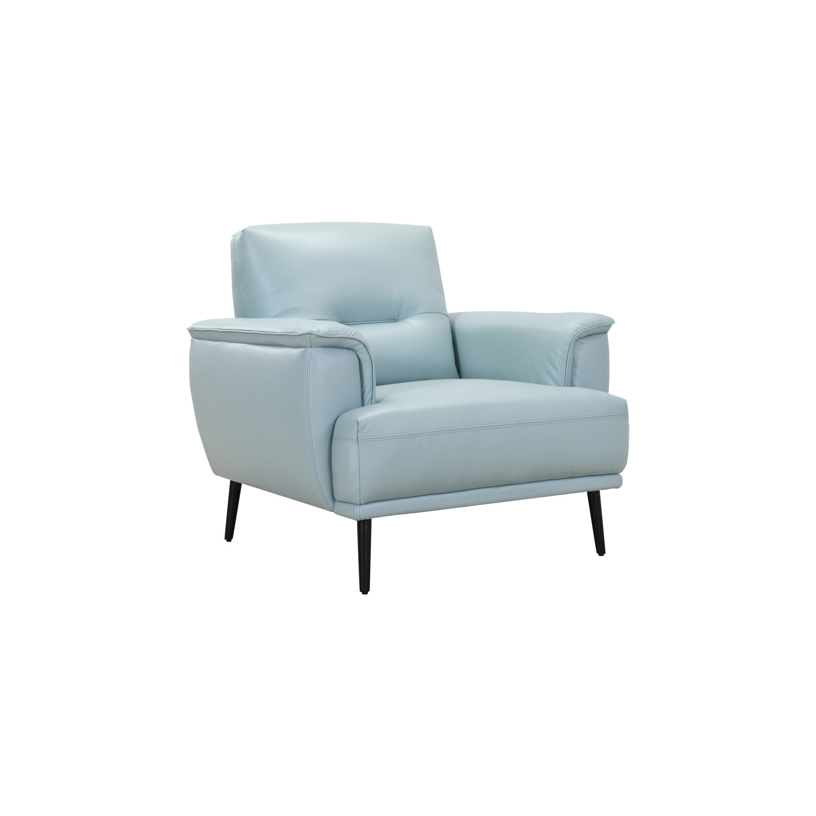 Chair F34496KD-1P GLM3023 Robin's Egg Blue Leather