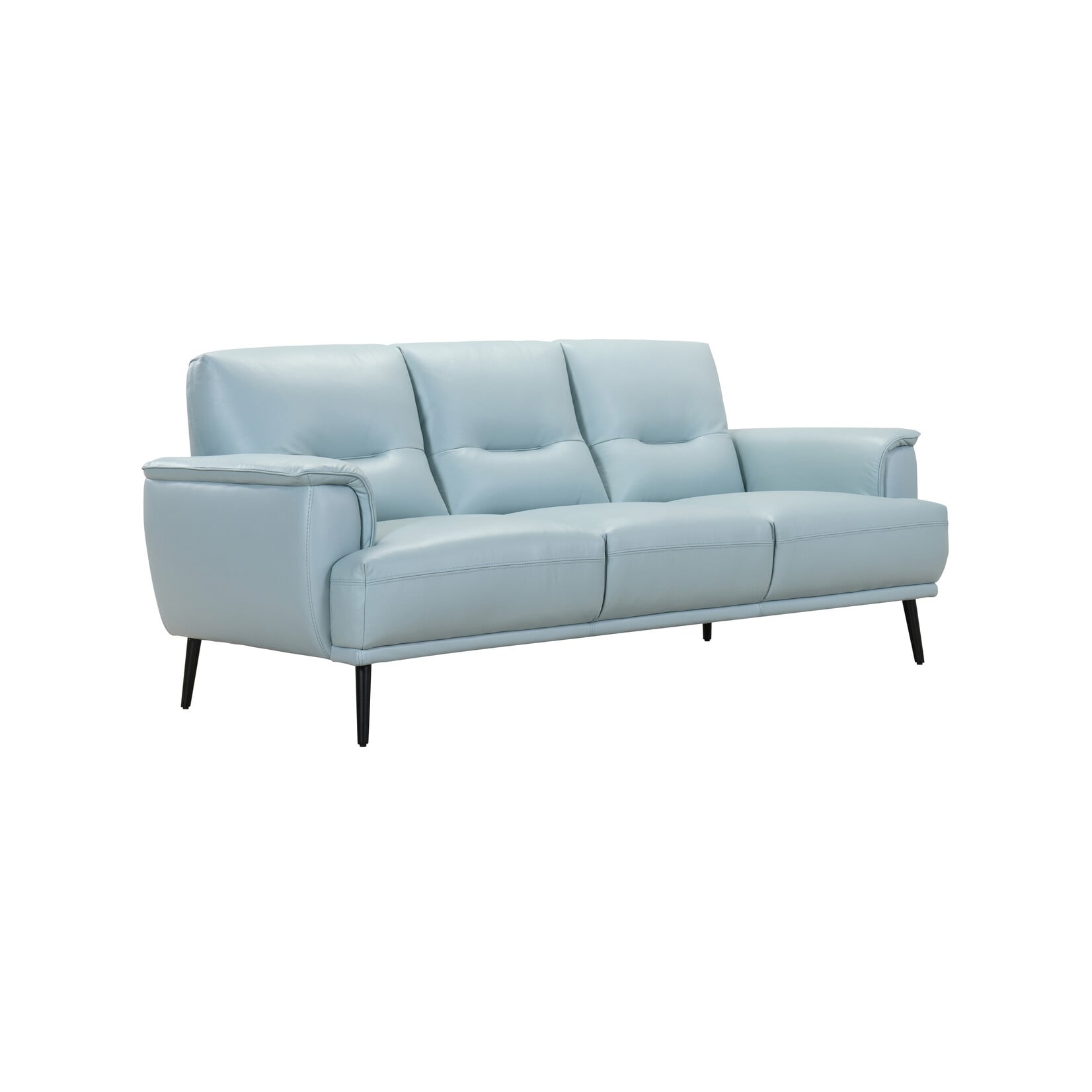 Sofa F34496KD-3P GLM3023 Robin's Egg Blue Leather