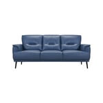 Sofa F34496KD-3P GLM3026 Perwinkle Blue Leather