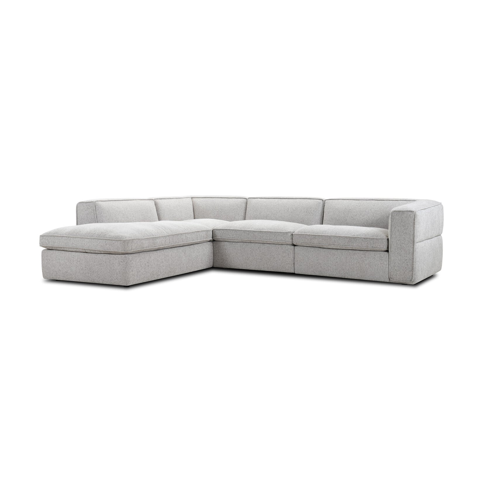 4pc Sectional TB34450 F30-TX3301 Grey Fabric