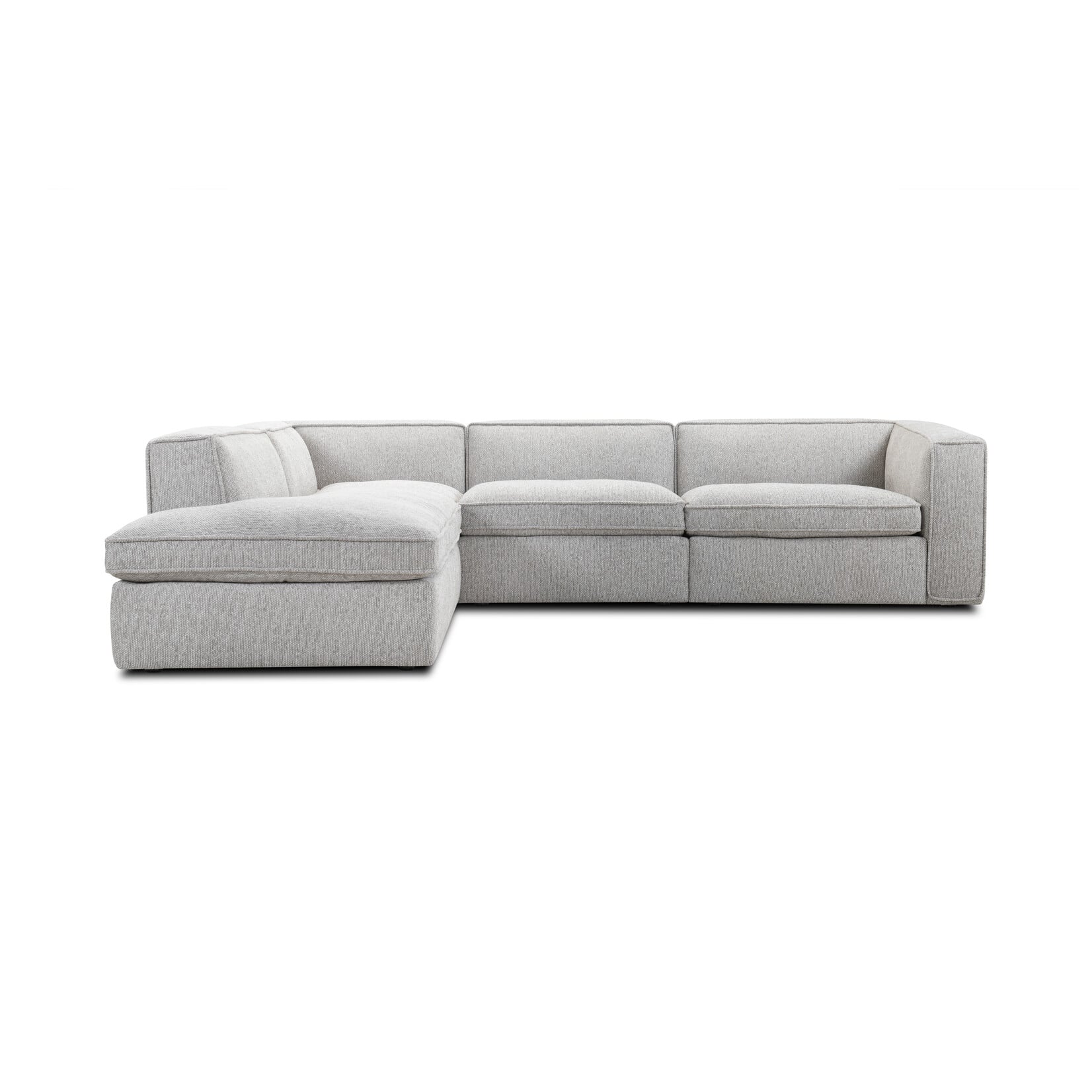 4pc Sectional TB34450 F30-TX3301 Grey Fabric