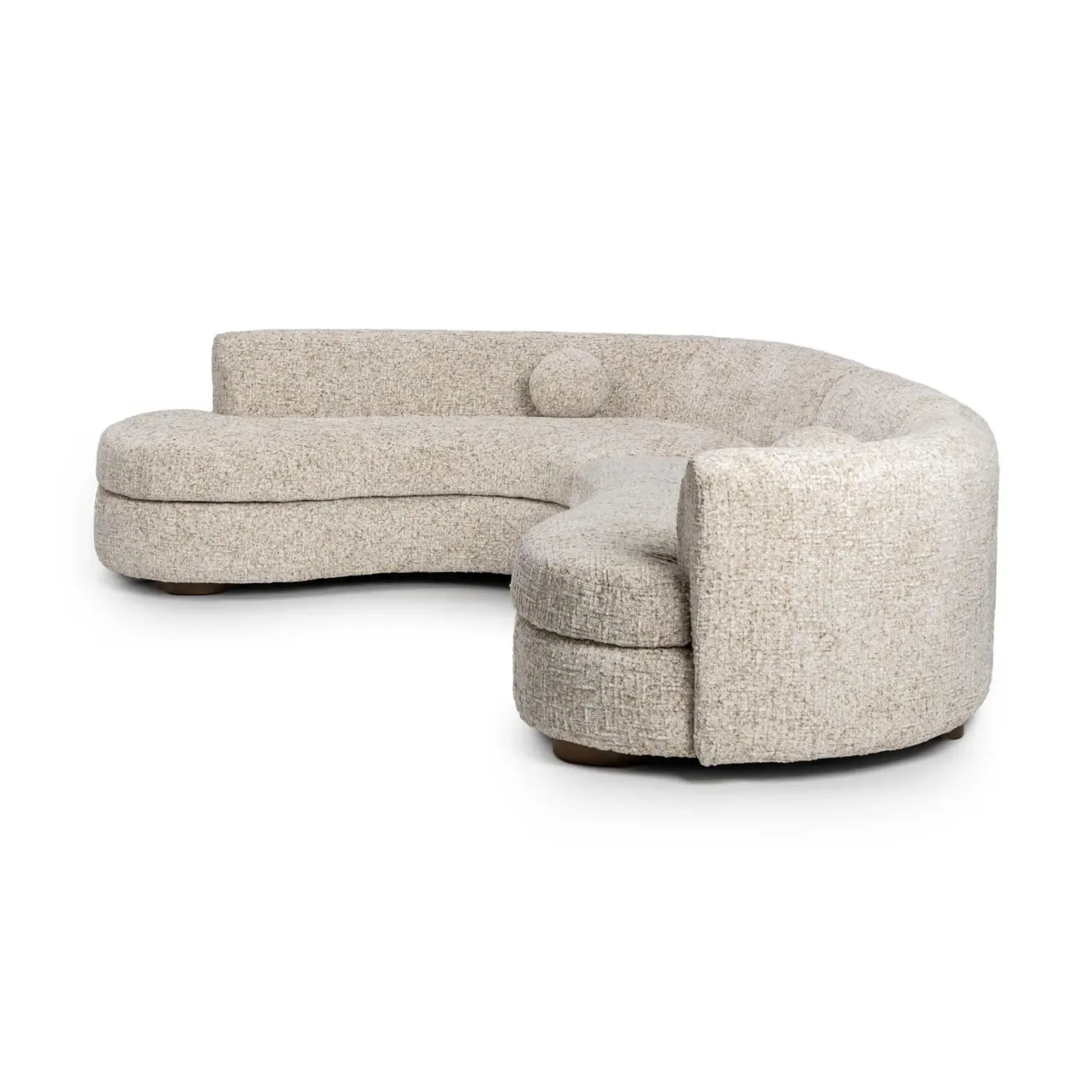 Classic Home Concord 2pc Sectional Frosty Oat