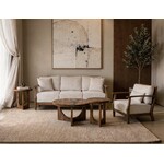 IFD Silver Chairside Table