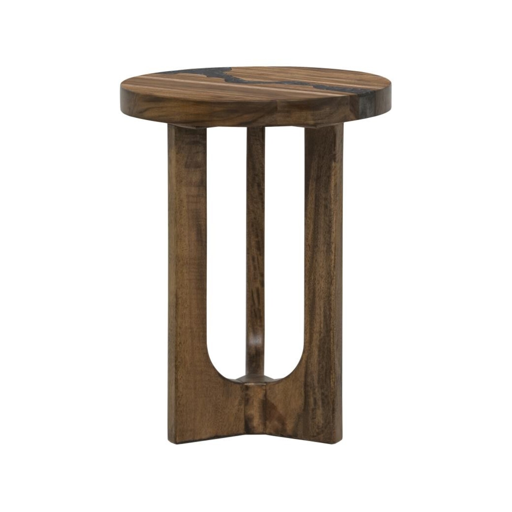 IFD Silver Chairside Table (FW)