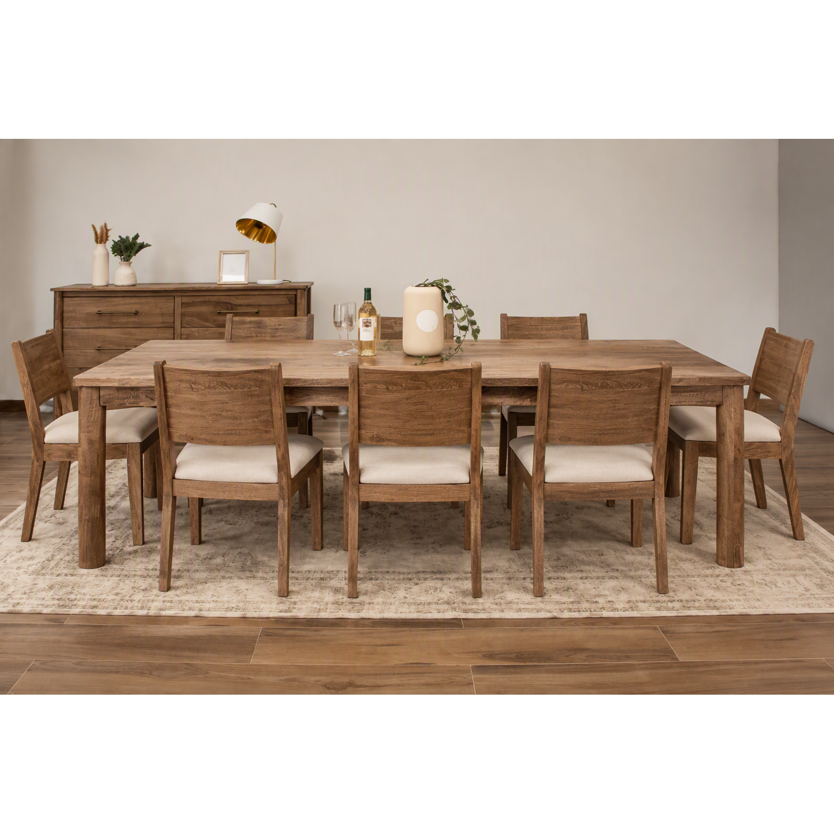 IFD Olimpia Dining Table w/8 chairs