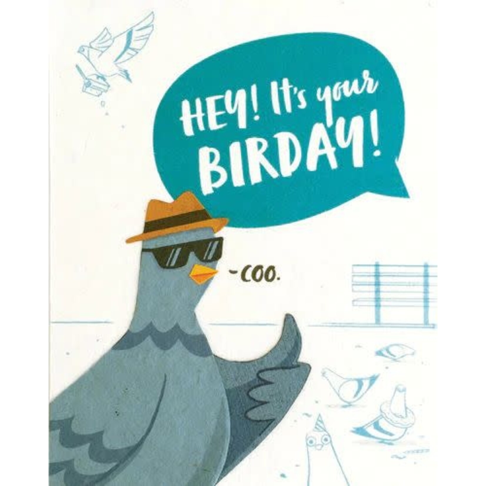 Philippines Pigeon Birday Greeting Card
