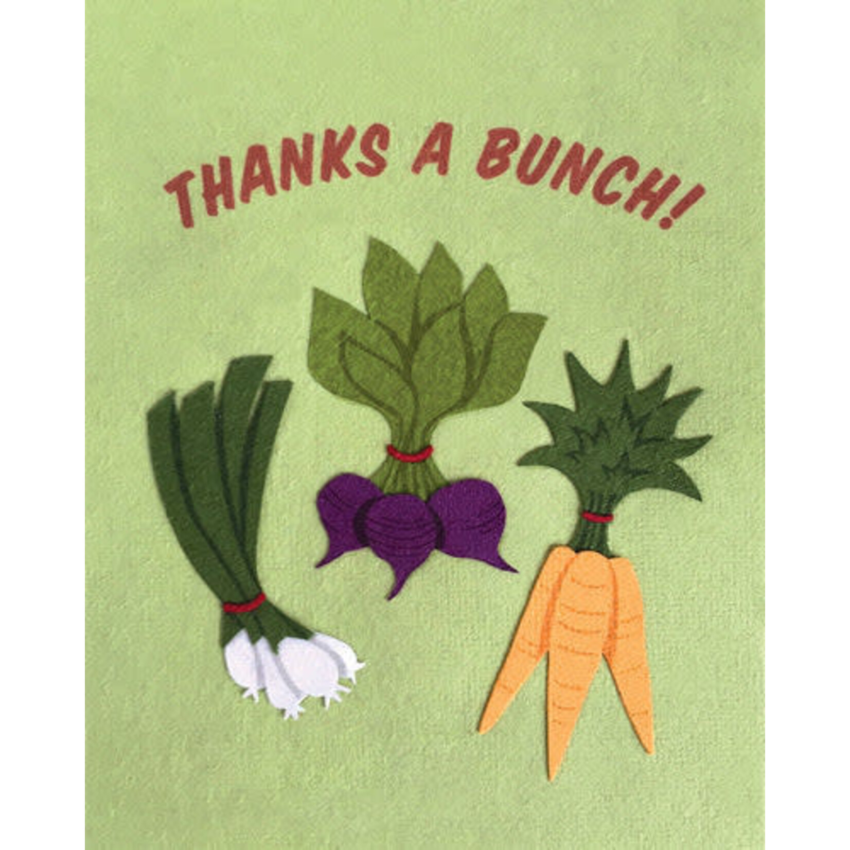 Philippines Veggie Bunch Thanks Greeting Card