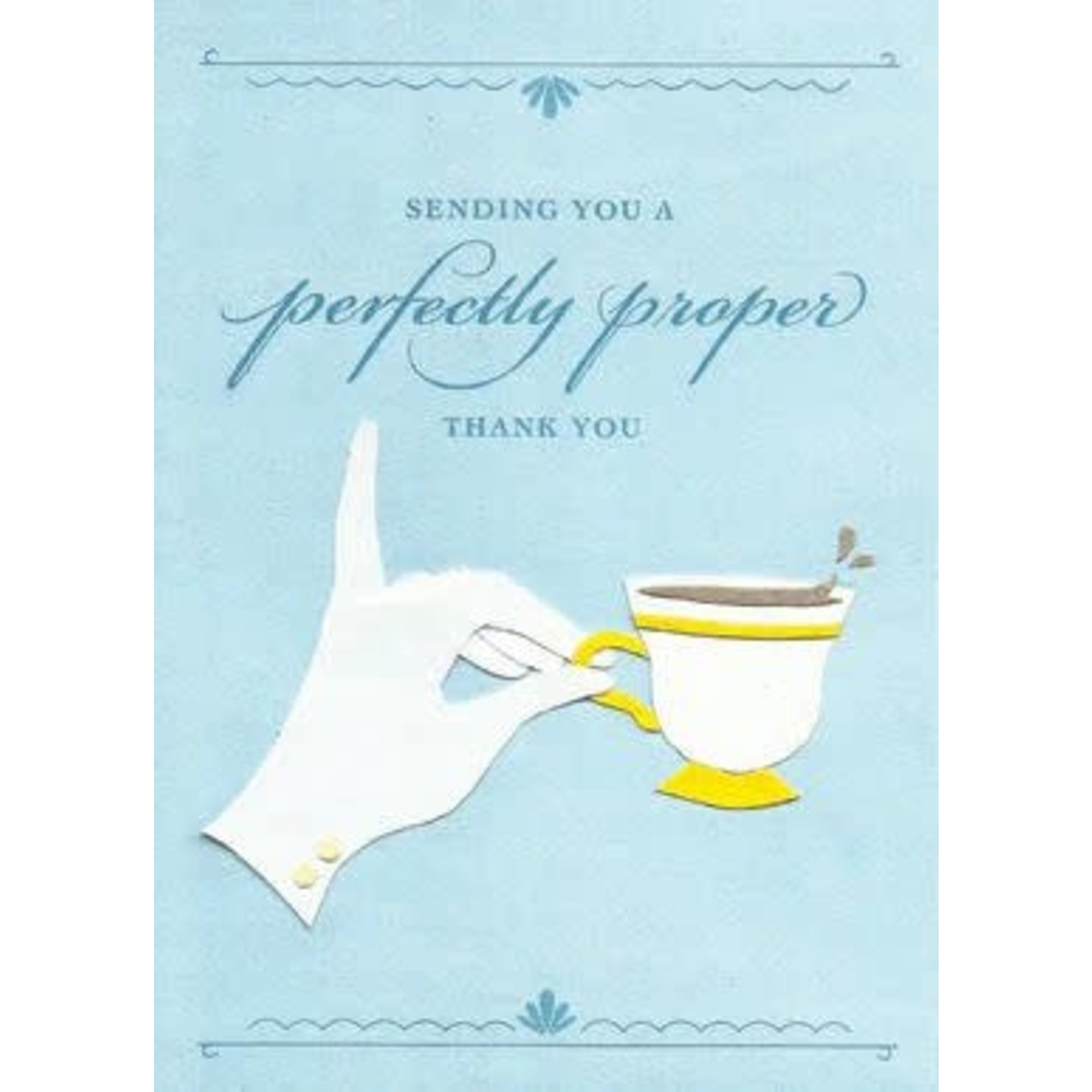 Rwanda Perfectly Proper Greeting Card