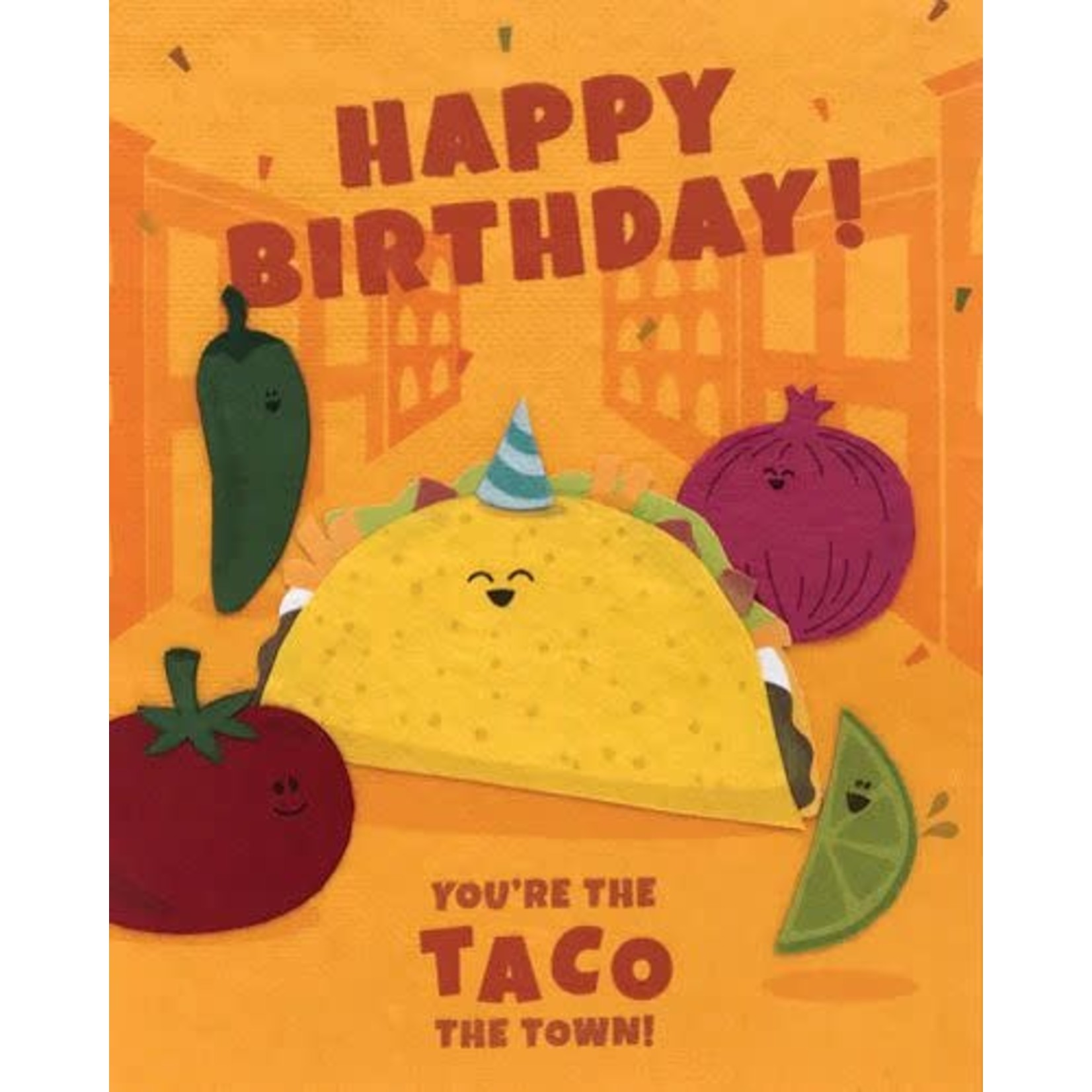 Philippines Taco The Town Birthday Greeting Card