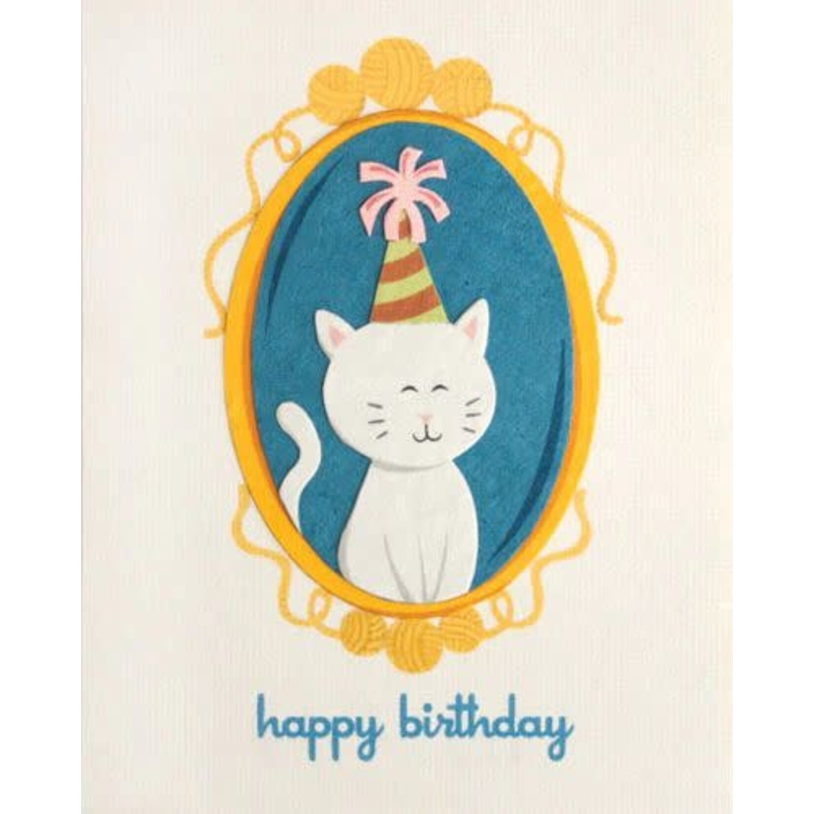 Philippines Fancy Cat Birthday Greeting Card