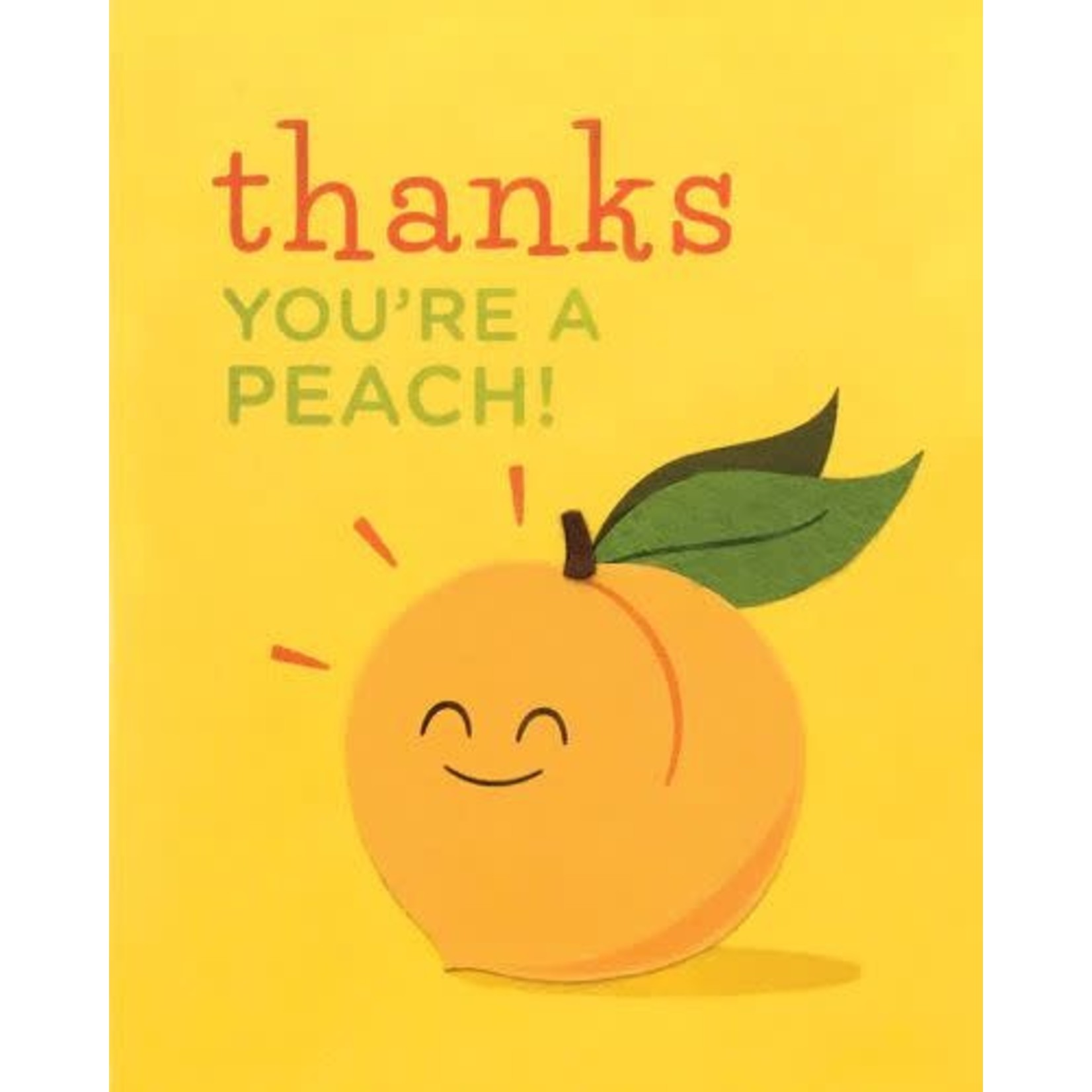 Philippines Thanks You're A Peach Greeting Card