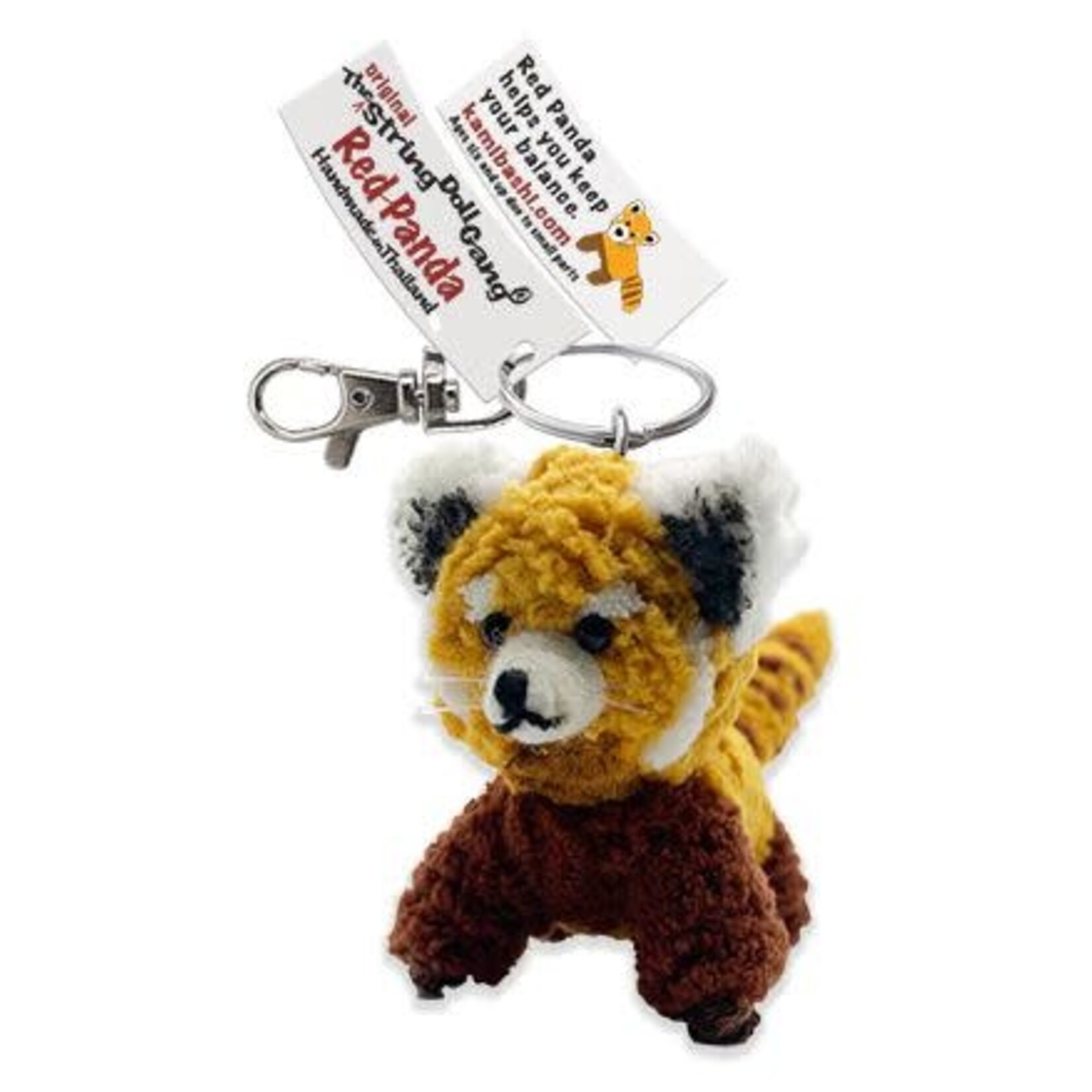 Thailand Red Panda String Doll Keychain