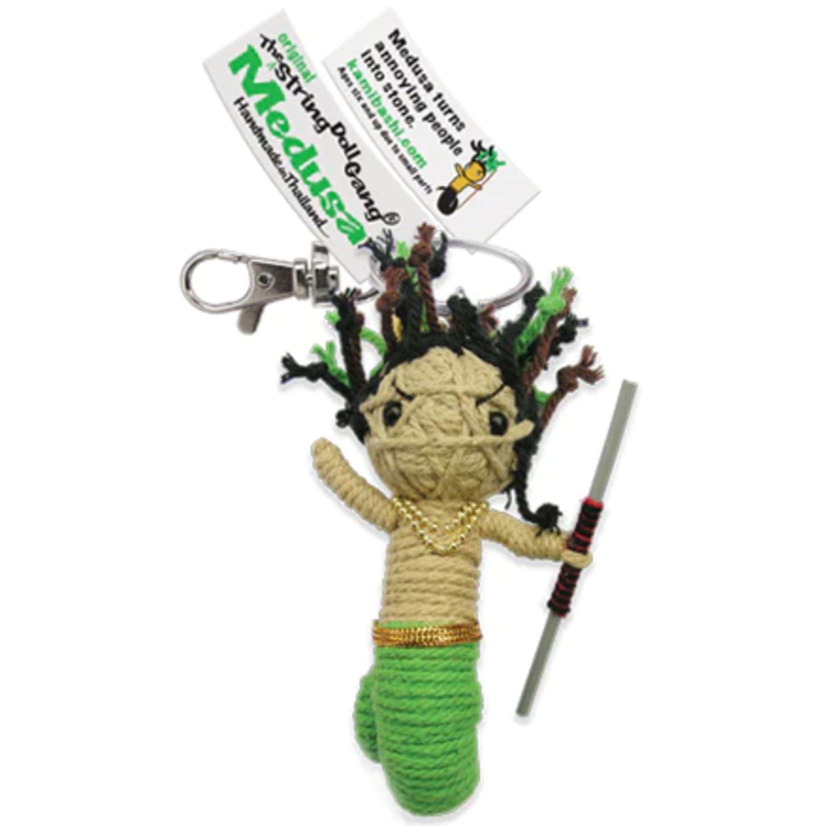 Thailand Medusa String Doll Keychain