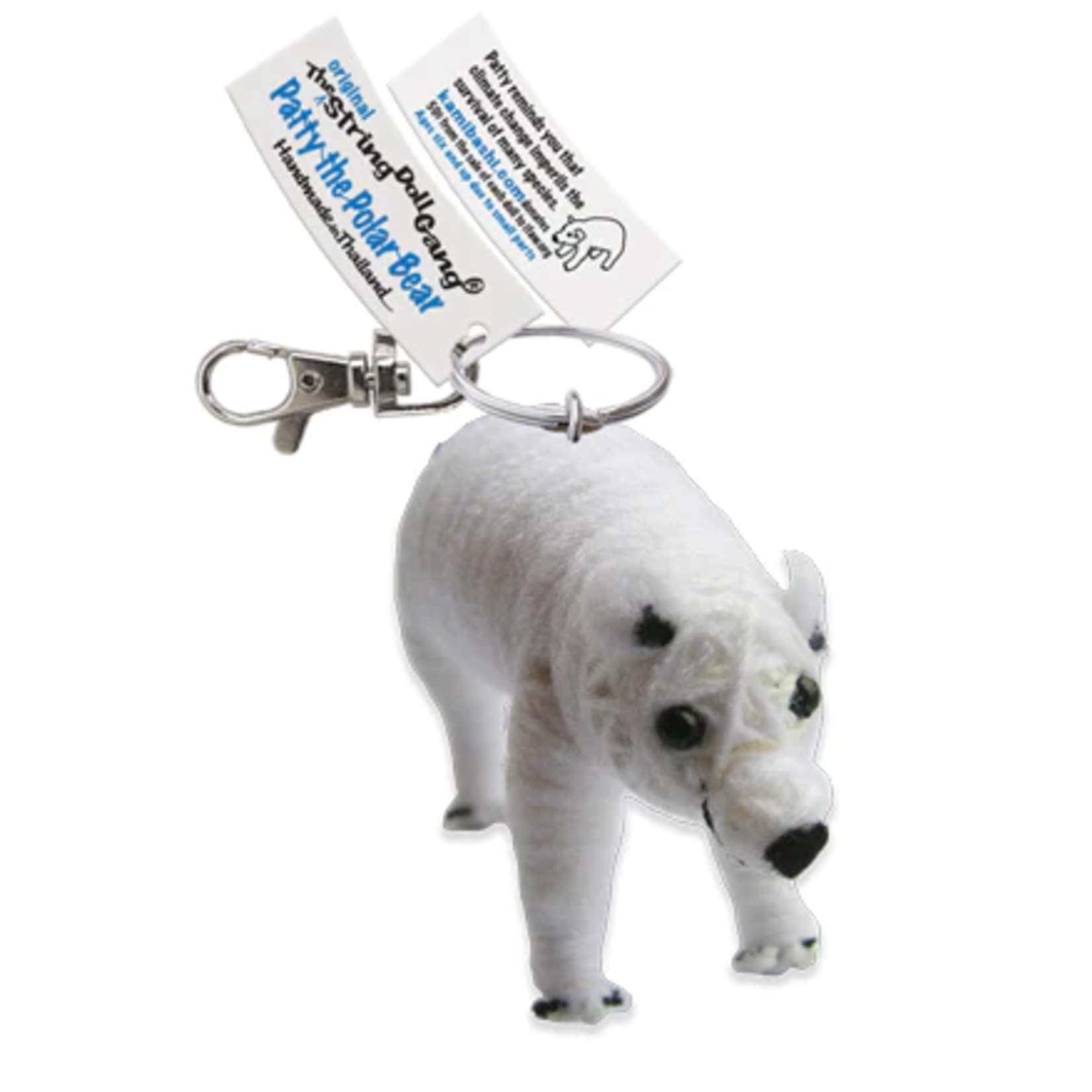 Thailand Patty the Polar Bear String Doll Keychain
