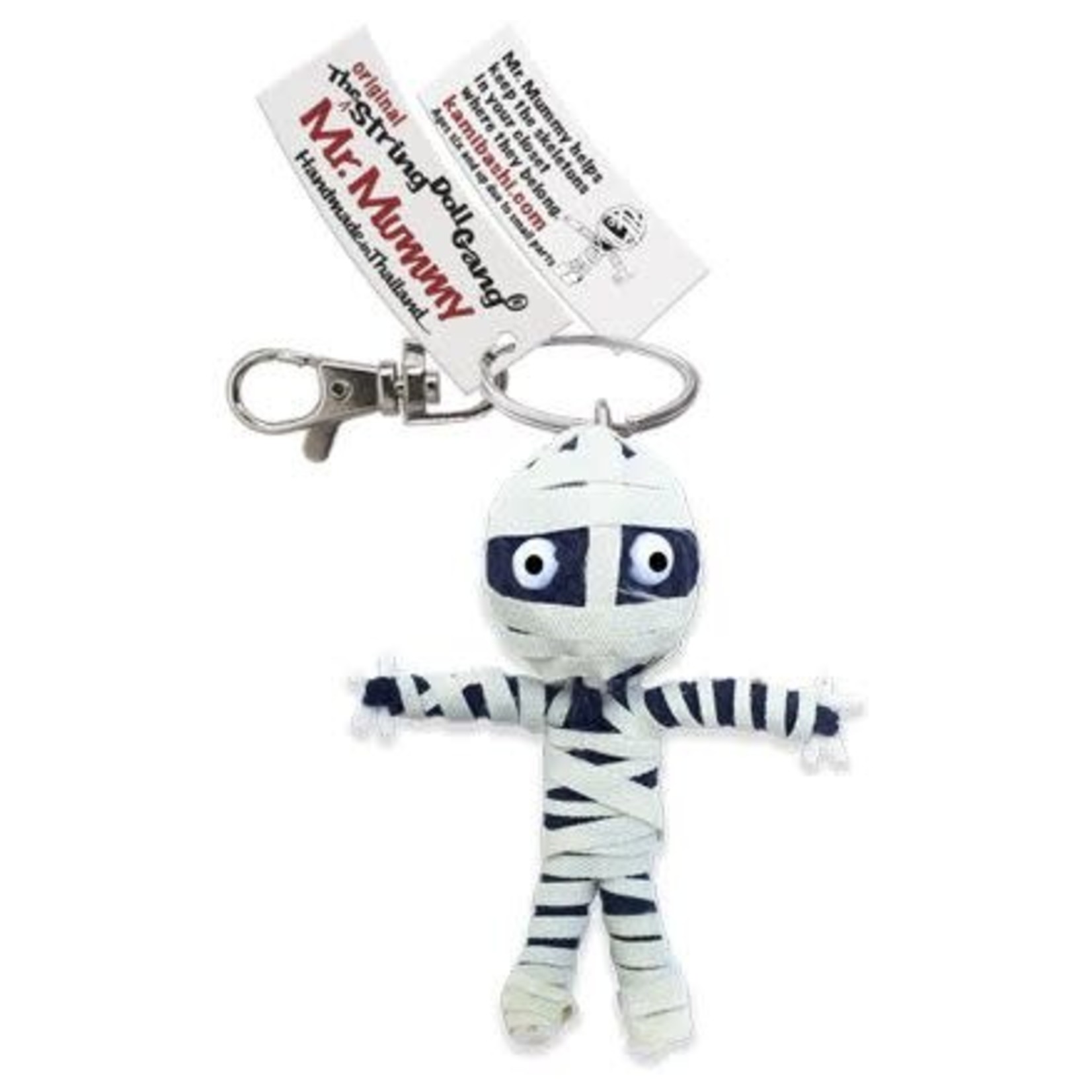 Thailand Mr. Mummy String Doll Keychain